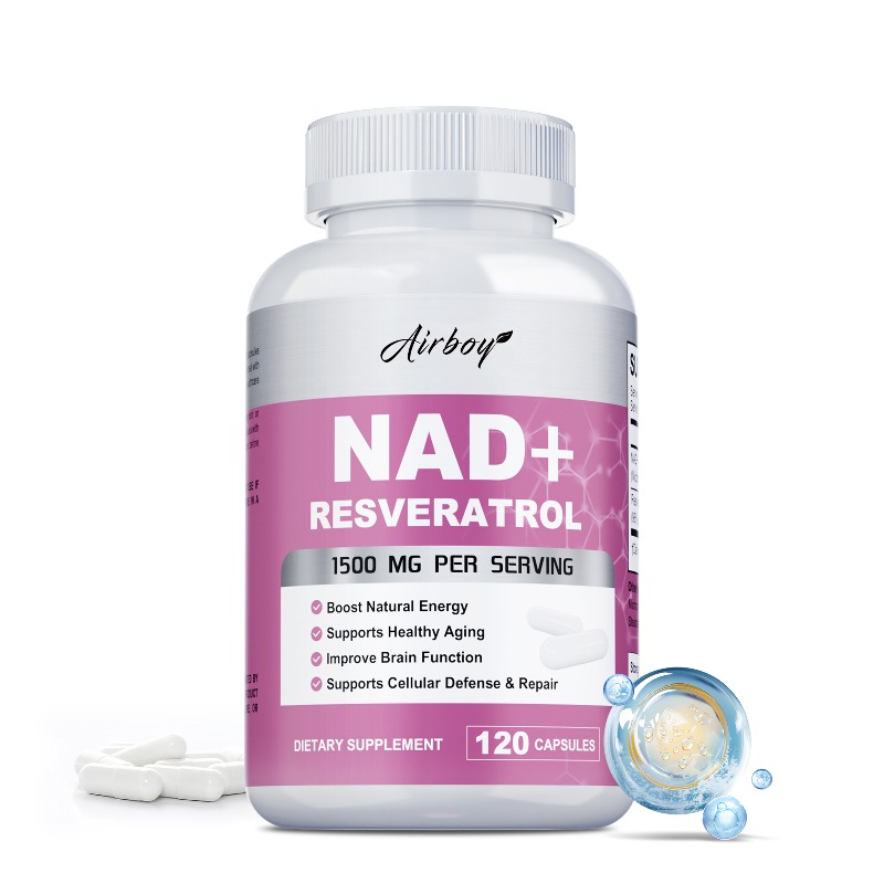 Resveratrol Capsule Anti Aging - NAD + Resveratrol - Suporta a
