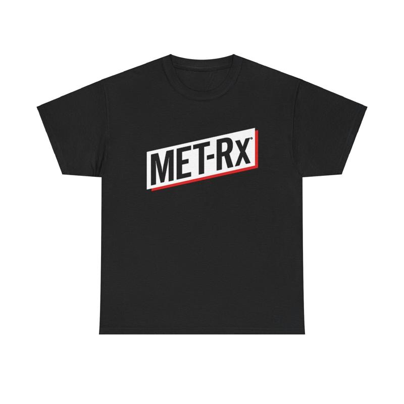 T Nutrition Fitness - Met Rx Gráfico Camiseta musculação esporte