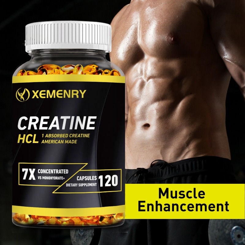 Creatine Hcl Capsule - Suplemento de Creatina HCL, Apoia Aumento