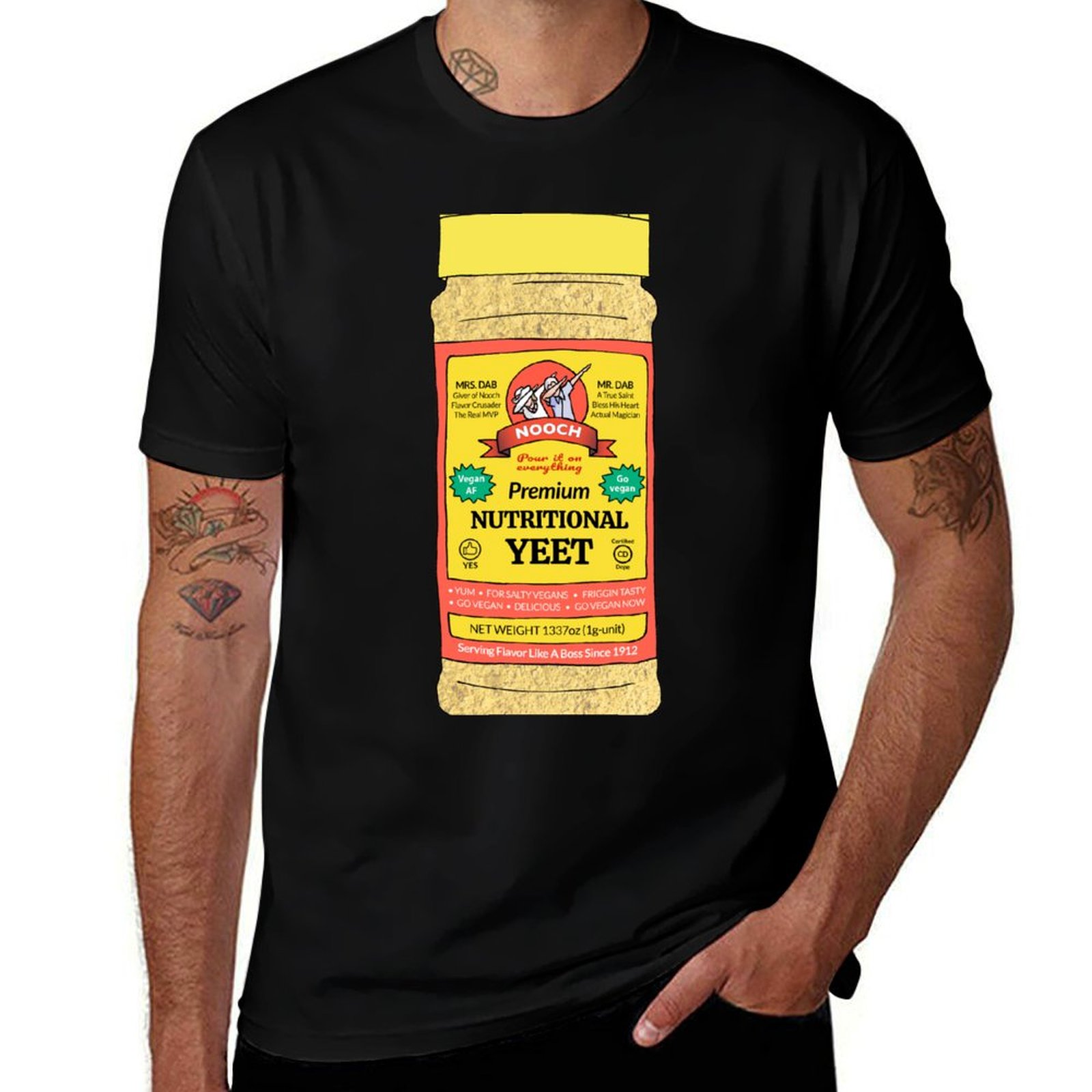 T Nutrition Fitness - Camiseta Nutritional Yeet para Fitness, Secagem