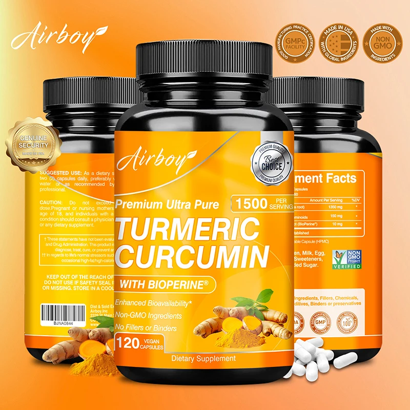 Turmeric Curcumin Capsule - Cápsulas de curcumina de cúrcuma –