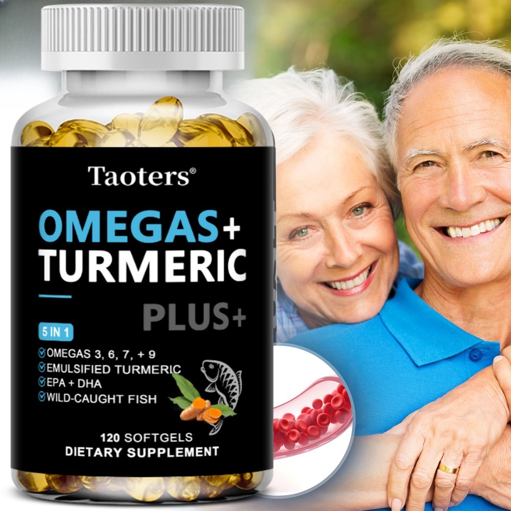 Turmeric Curcumin Capsule - Suplemento Omega 3 6 9 Plus