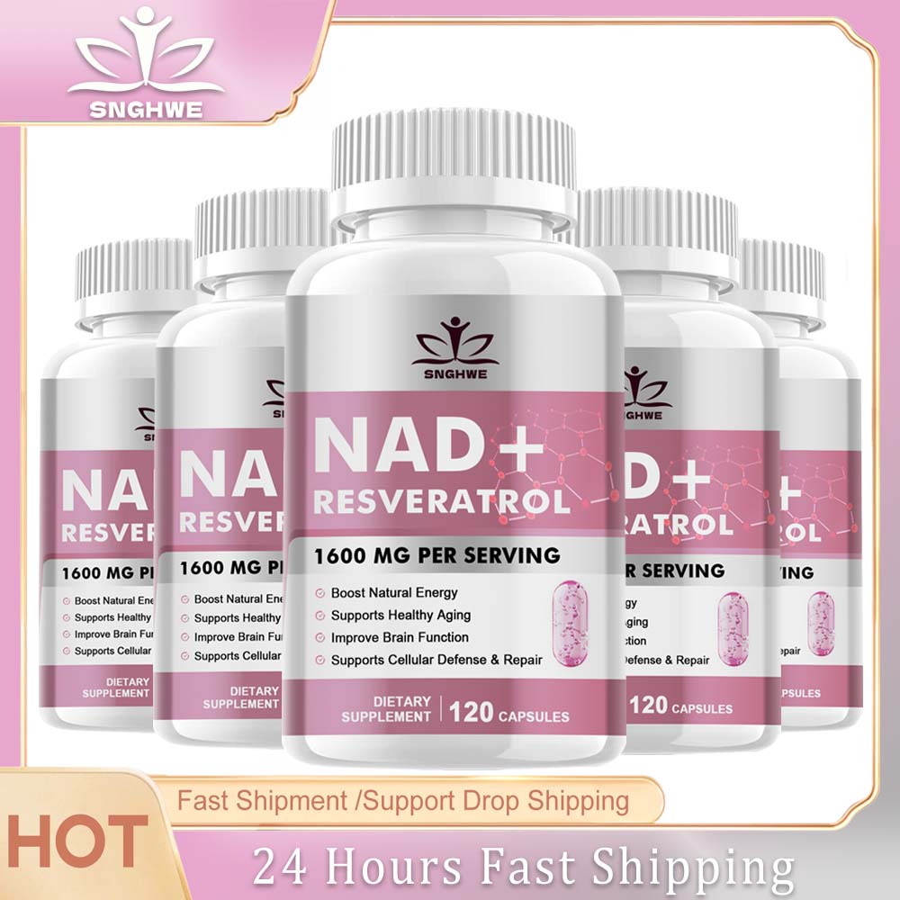 Resveratrol Capsule Anti Aging - NAD+Resveratrol contendo Suplementos, Suplementos Promotores -