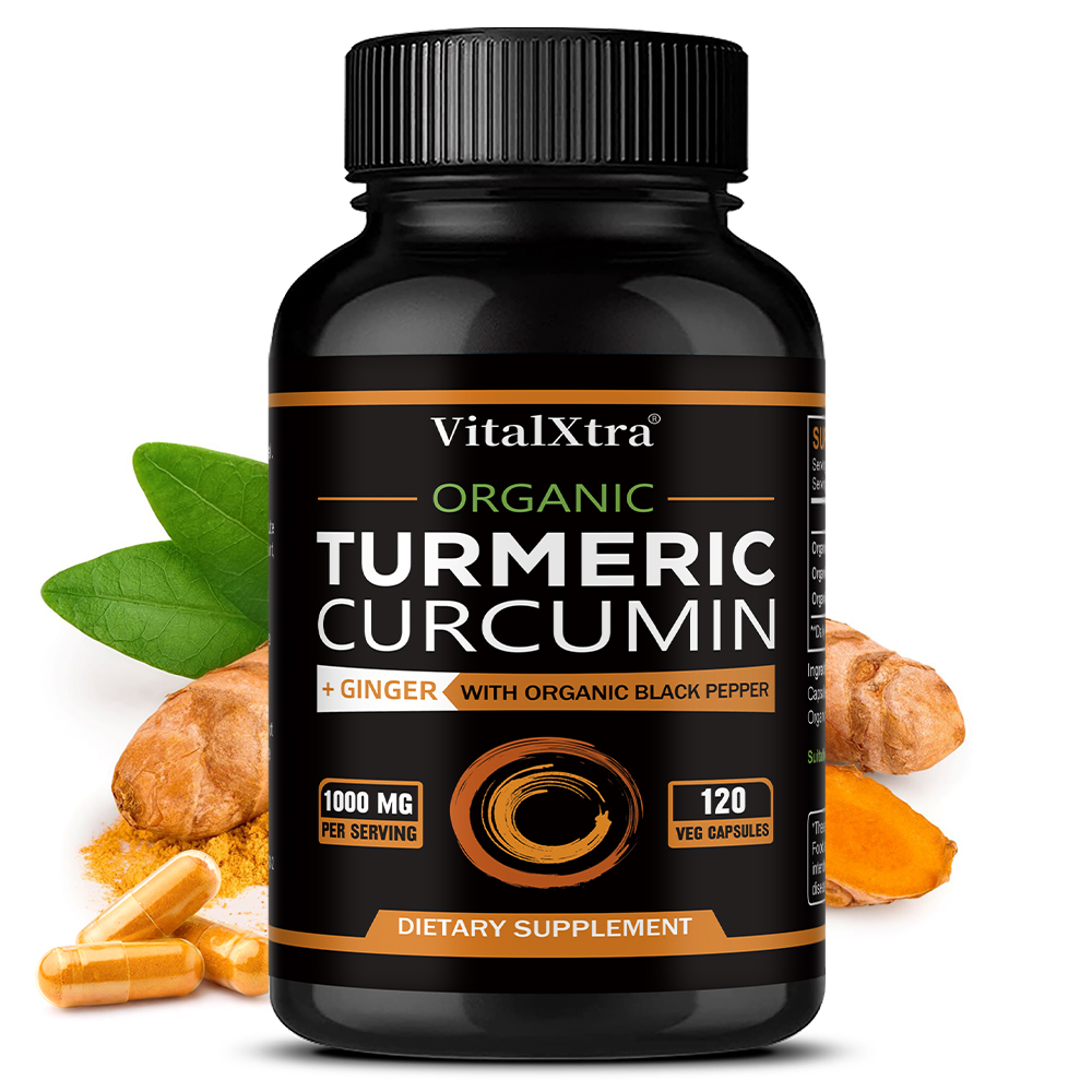 Turmeric Curcumin Capsule - Cúrcuma Curcumina com Pimenta Preta e