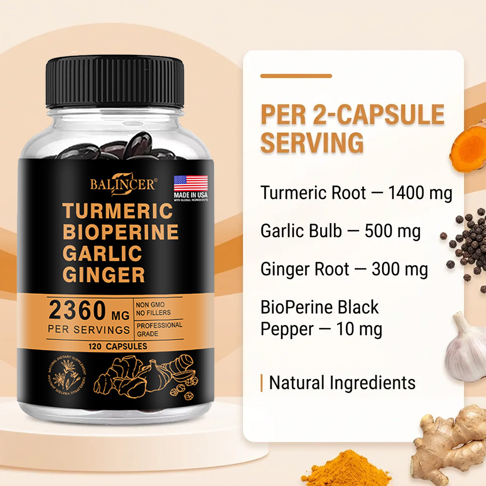 Cápsulas de Cúrcuma e Gengibre - Turmeric Curcumin Capsule avaliação e preço