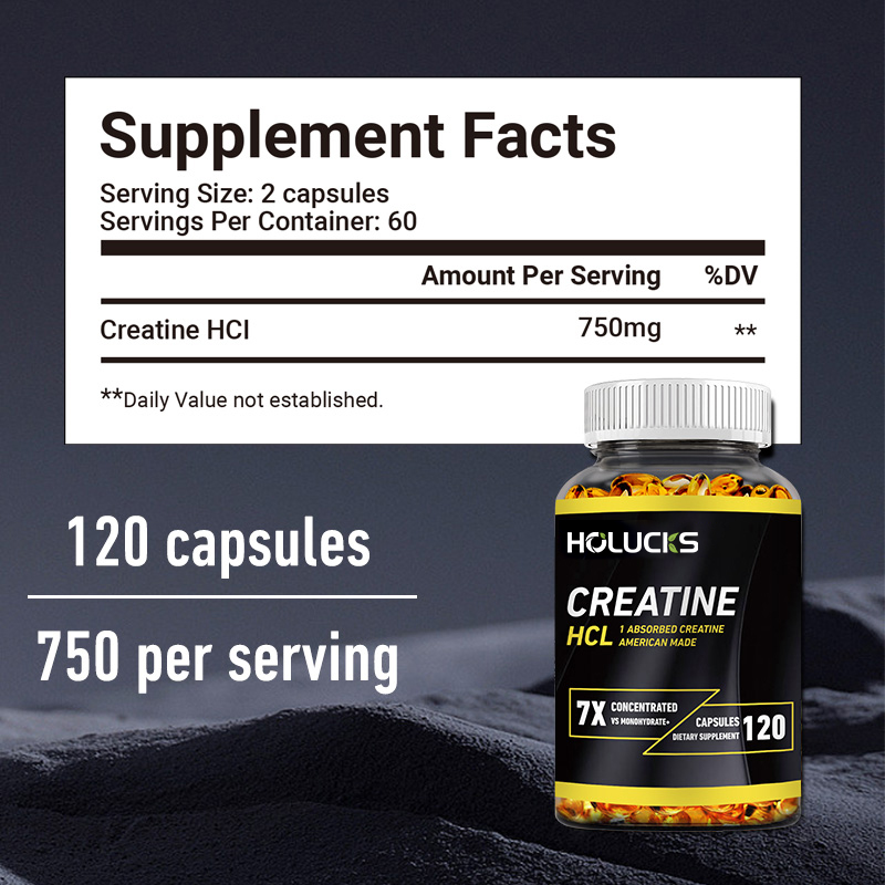 Cápsulas de Creatina HCL 750mg - Creatine Hcl Capsule avaliação e preço