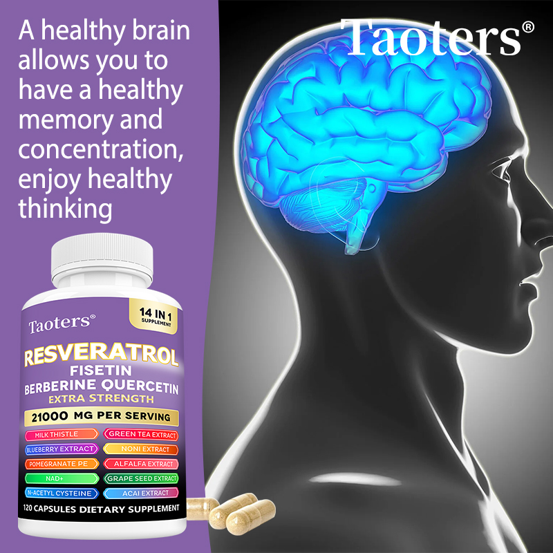 Suplemento Resveratrol com Nad - Resveratrol Capsule Anti Aging avaliação e preço