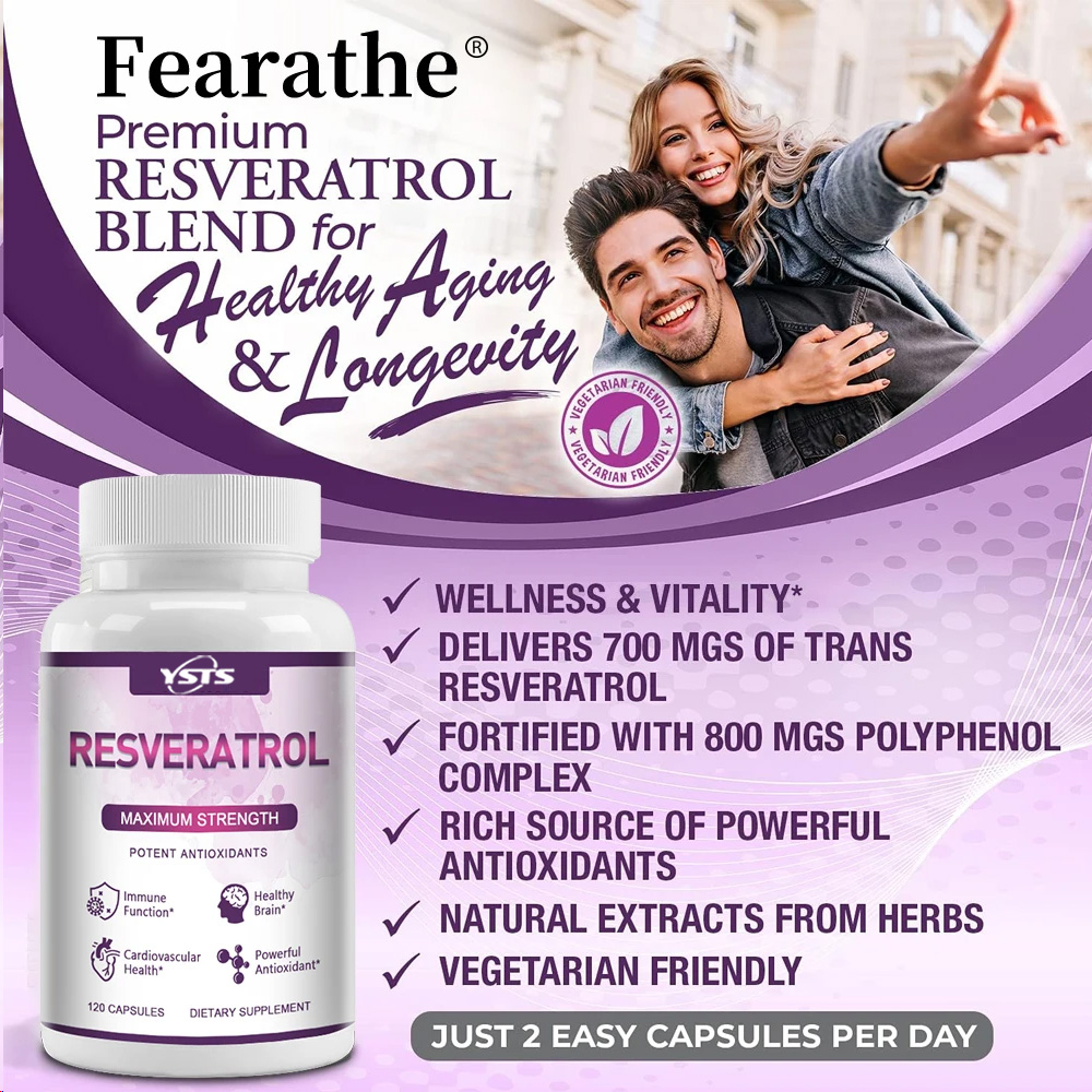 Cápsulas de Resveratrol - apoi - Resveratrol Capsule Anti Aging avaliação e preço