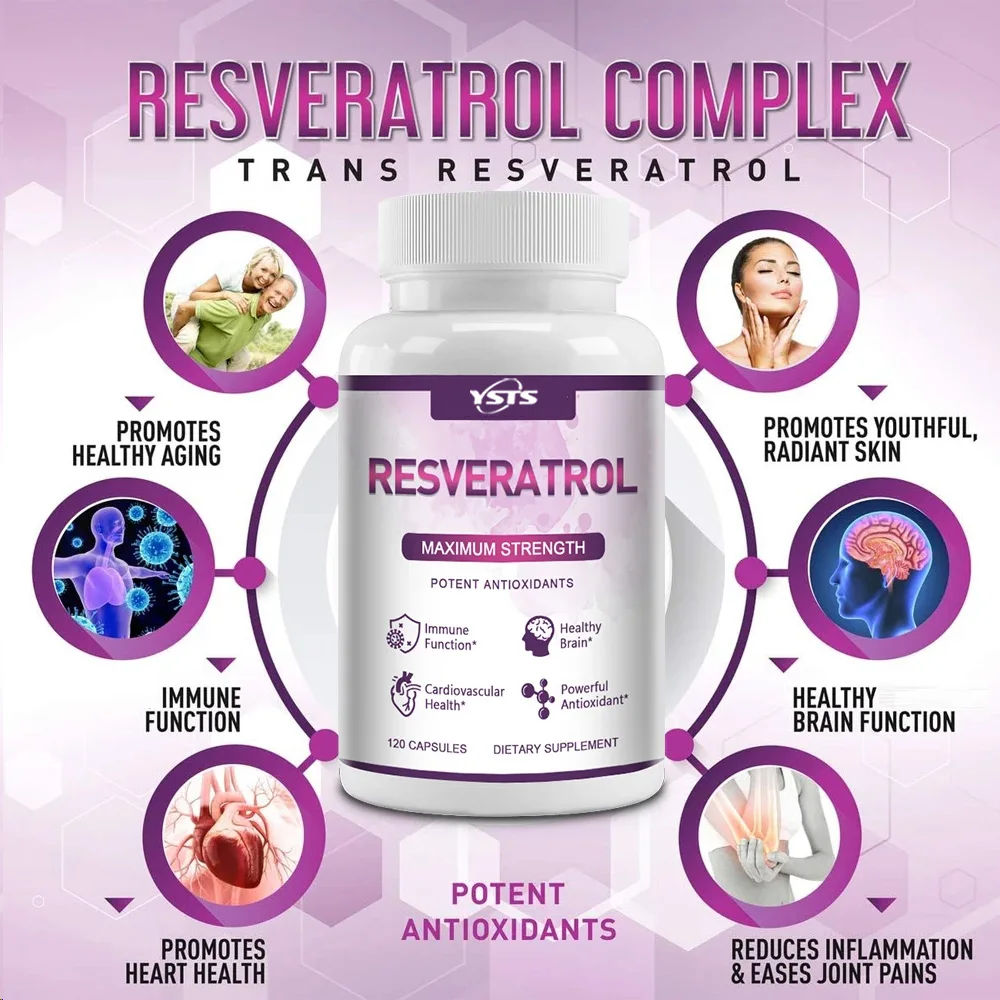 Cápsulas de Resveratrol - apoi - Resveratrol Capsule Anti Aging avaliação e preço