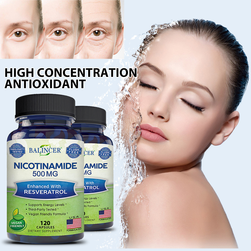 Nicotinamida com Resveratrol - - Resveratrol Capsule Anti Aging avaliação e preço