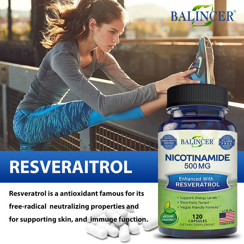Nicotinamida com Resveratrol - - Resveratrol Capsule Anti Aging avaliação e preço
