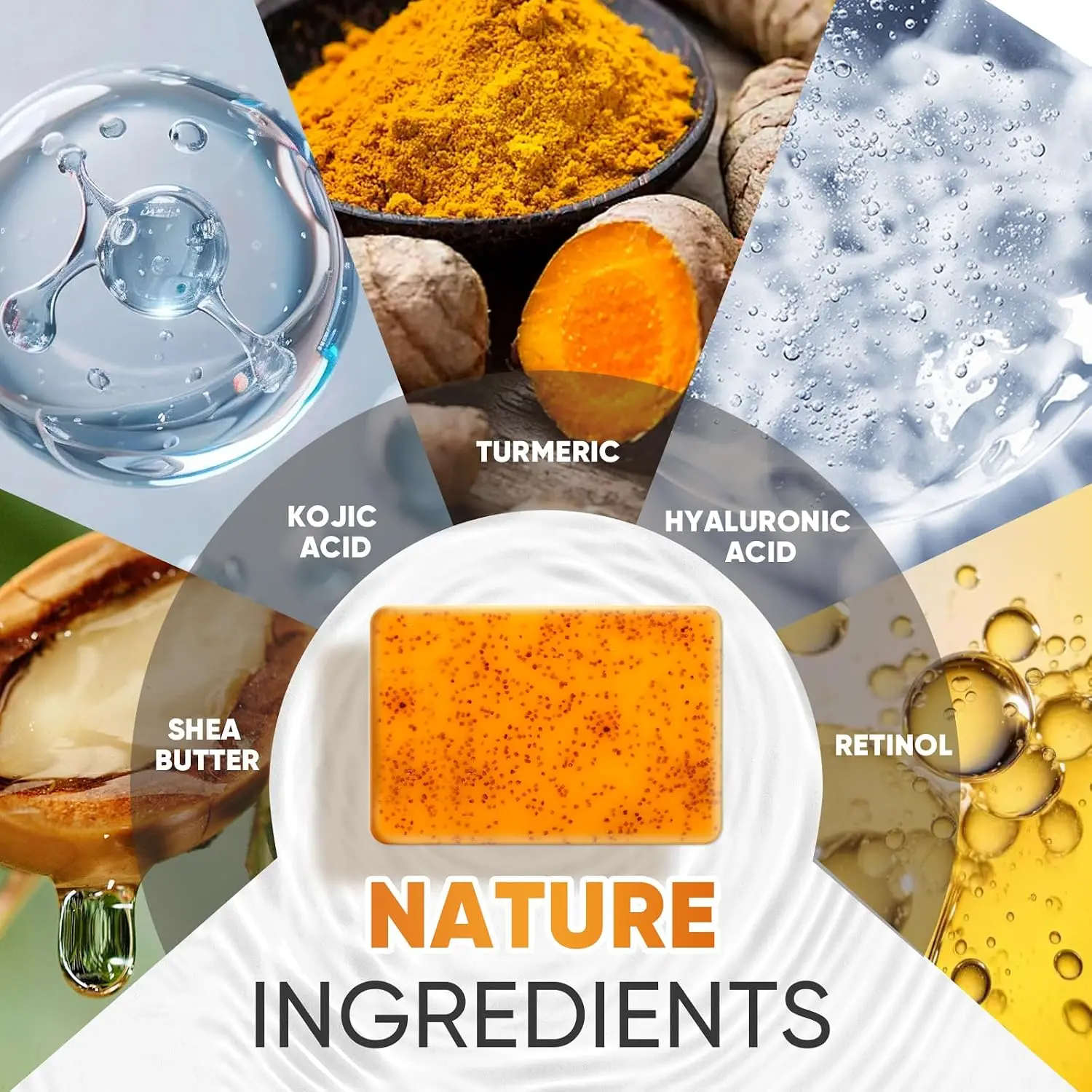 Pacote com 4 Barras de Sabonet - Turmeric Curcumin Capsule avaliação e preço