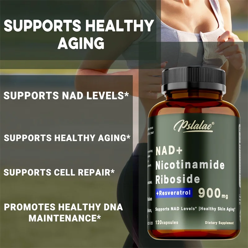 NAD+ Nicotinamida Ribósida - A - Resveratrol Capsule Anti Aging avaliação e preço