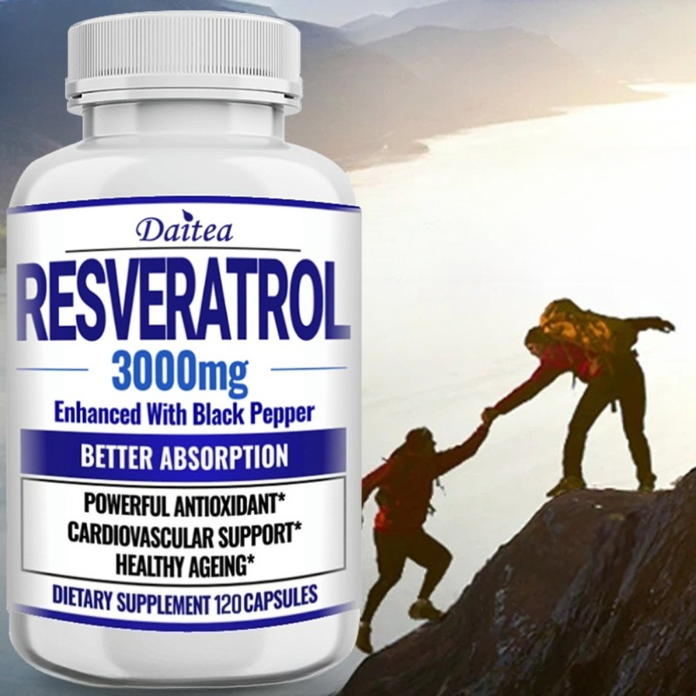Cápsulas de Suplemento de Resv - Resveratrol Capsule Anti Aging avaliação e preço