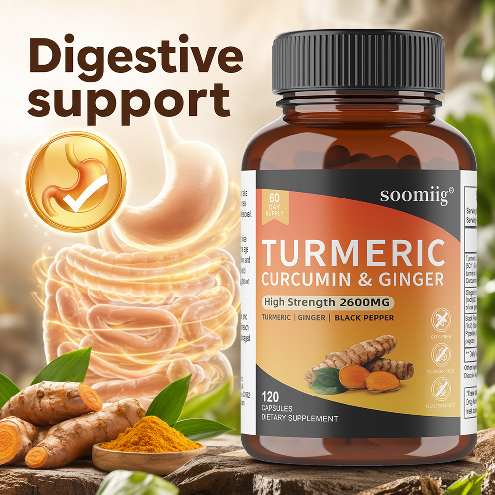 Cápsulas de Cúrcuma, Gengibre  - Turmeric Curcumin Capsule avaliação e preço
