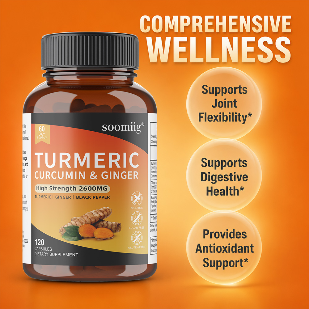 Cápsulas de Cúrcuma, Gengibre  - Turmeric Curcumin Capsule avaliação e preço