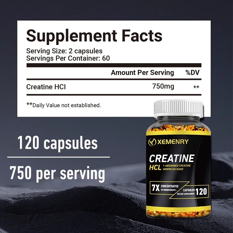 Creatine HCl - Suporte de ener - Creatine Hcl Capsule avaliação e preço