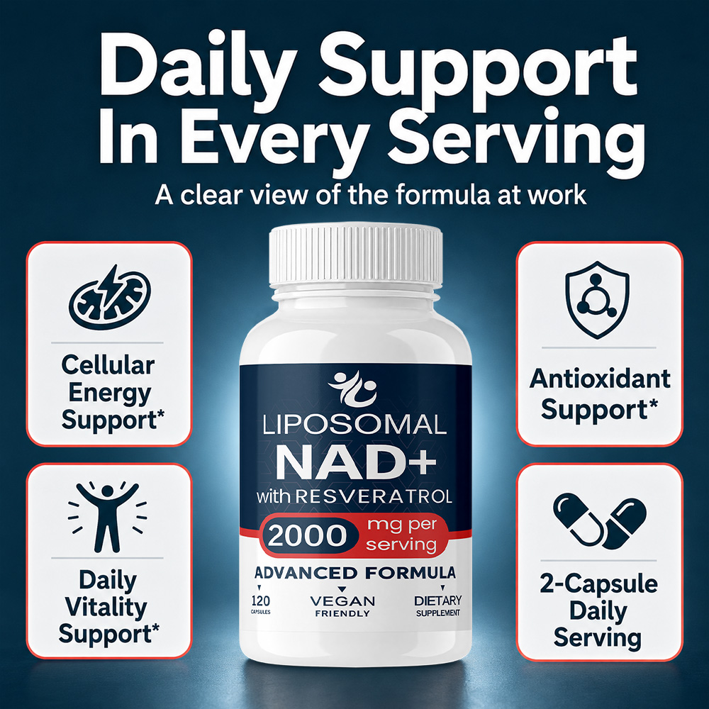 Suplemento Lipossomal de NAD+  - Resveratrol Capsule Anti Aging avaliação e preço