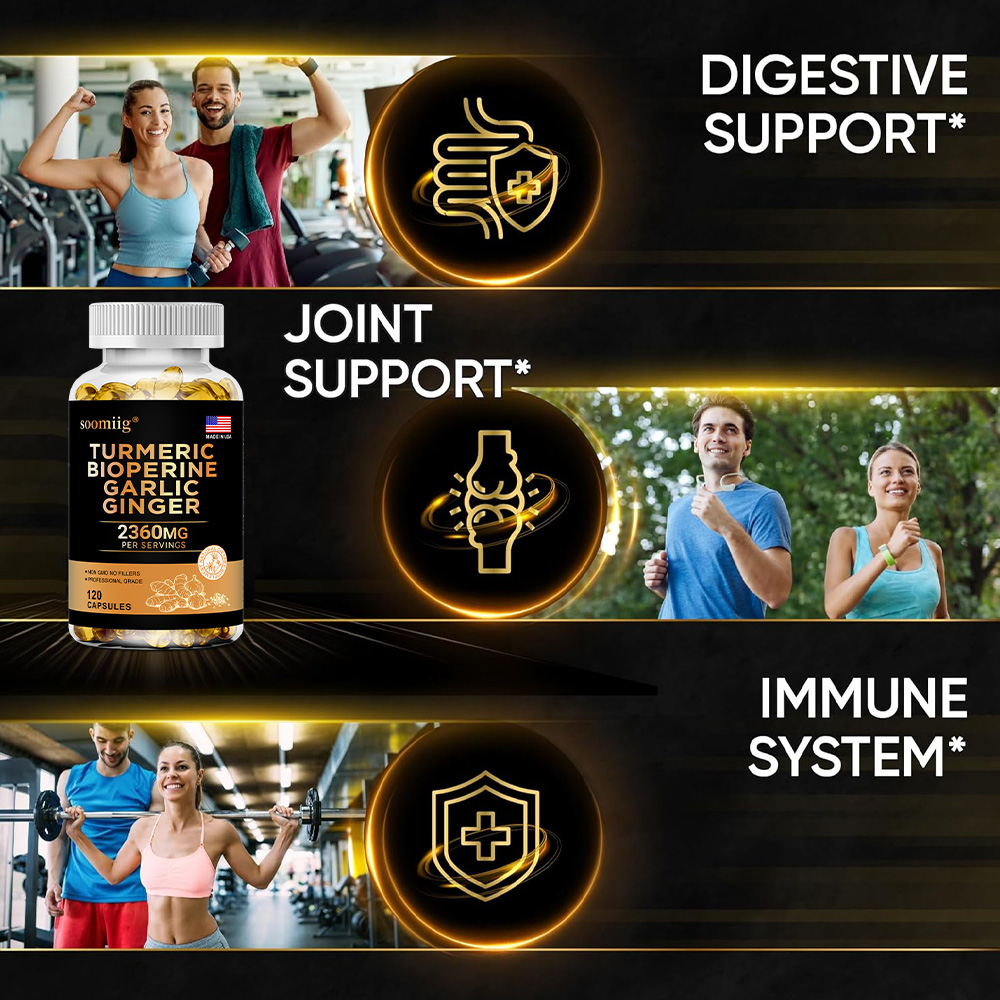 Suplemento de cúrcuma e gengib - Turmeric Curcumin Capsule avaliação e preço